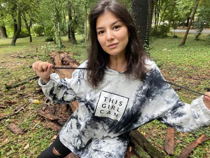 Maria Popovici, în natură