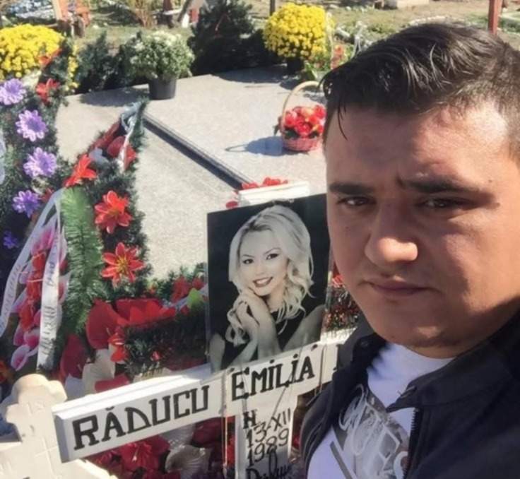 Florinel, la mormântul Denisei Răducu