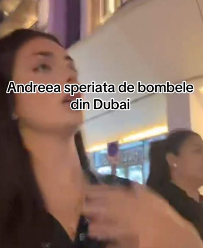 Andreea Bostănică, pe străzile din Dubai