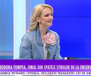 Cum a reacționat Teodora Tompea când a aflat că va prezenta Observator! Ce spune vedeta de la Antena 1