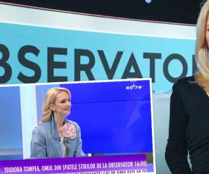 Cum a reacționat Teodora Tompea când a aflat că va prezenta Observator! Ce spune vedeta de la Antena 1