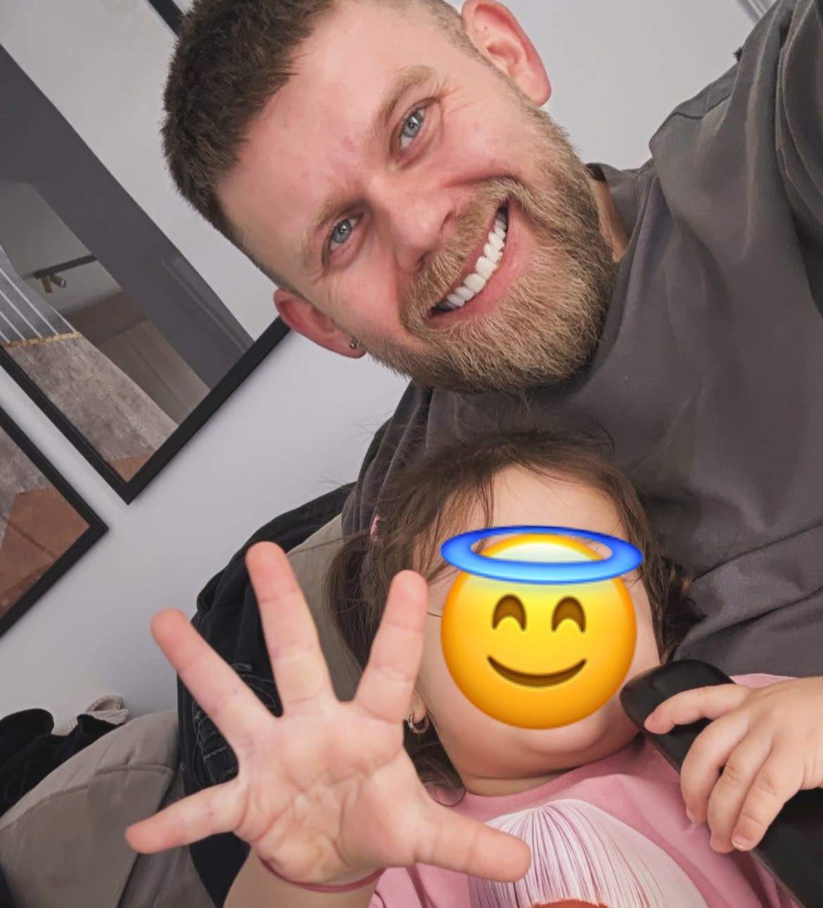 Răzvan Kovacs, alături de fiica lui