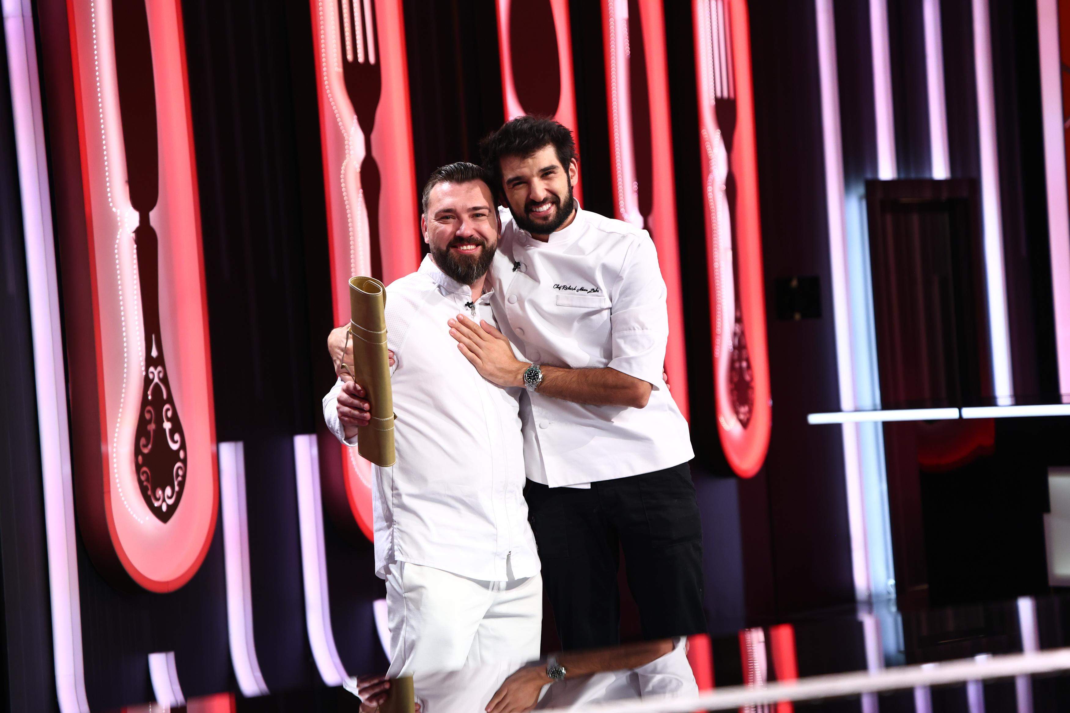 Prima reacție a lui Alexandru Ionuț Dodoaia după ce a primit cuțitul de aur de la Chef Richard Abou Zaki