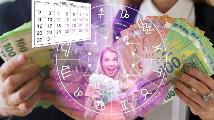 Zodiile care vor da un tun financiar în luna martie! Acești nativi vor fi loviți de noroc. Vezi dacă ești unul dintre ei