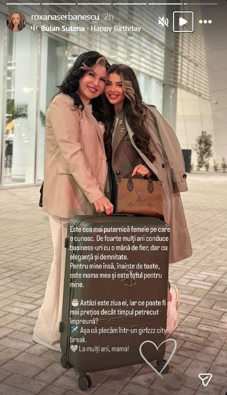 roxana serbanescu si mama ei