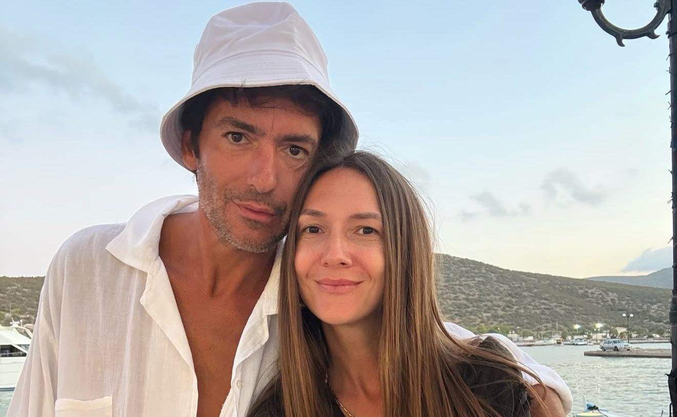 Adela Popescu, alături de soțul ei