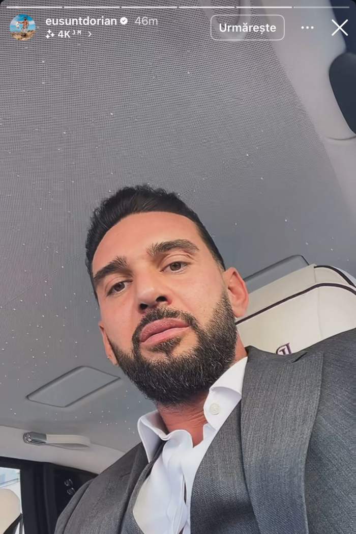 Dorian Popa, îmbrăcat la costum