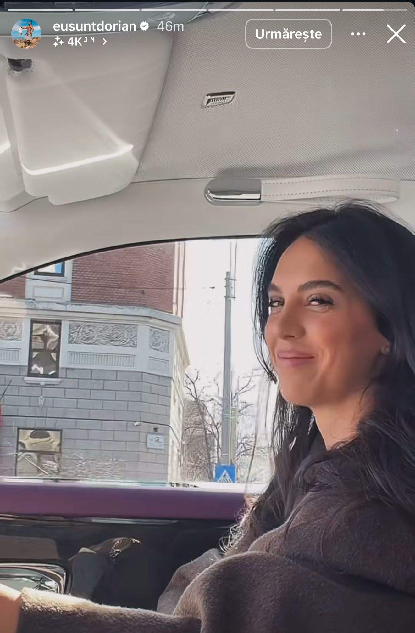 Soția lui Dorian Popa, la volan