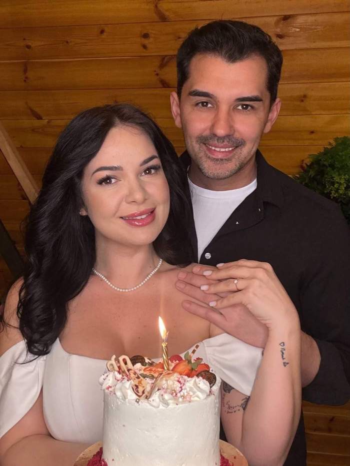 Deea Maxer si Constantin, logodnicul ei