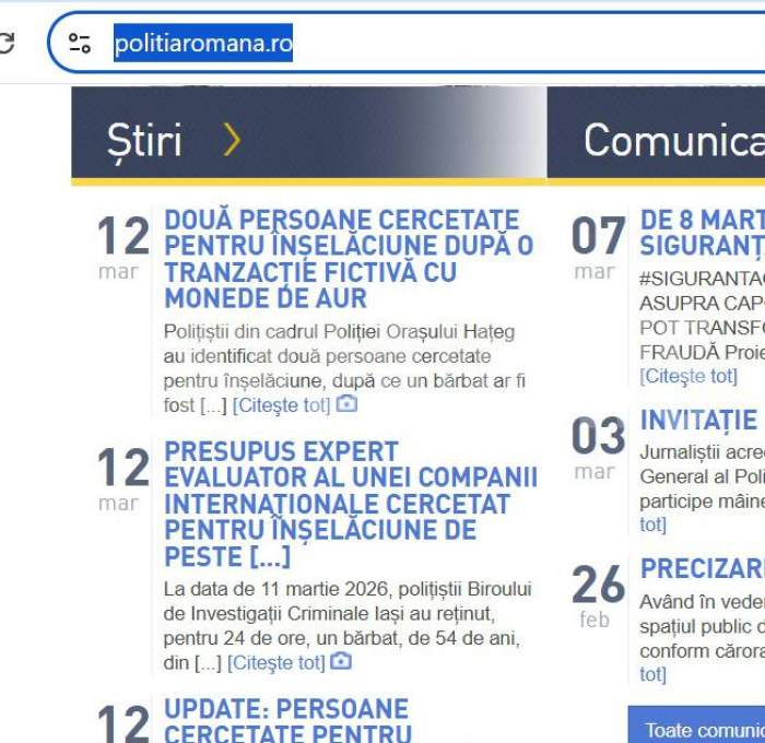 Poliția Română, „fumigene” pentru presă | Clickbait cu jumătăți de adevăr