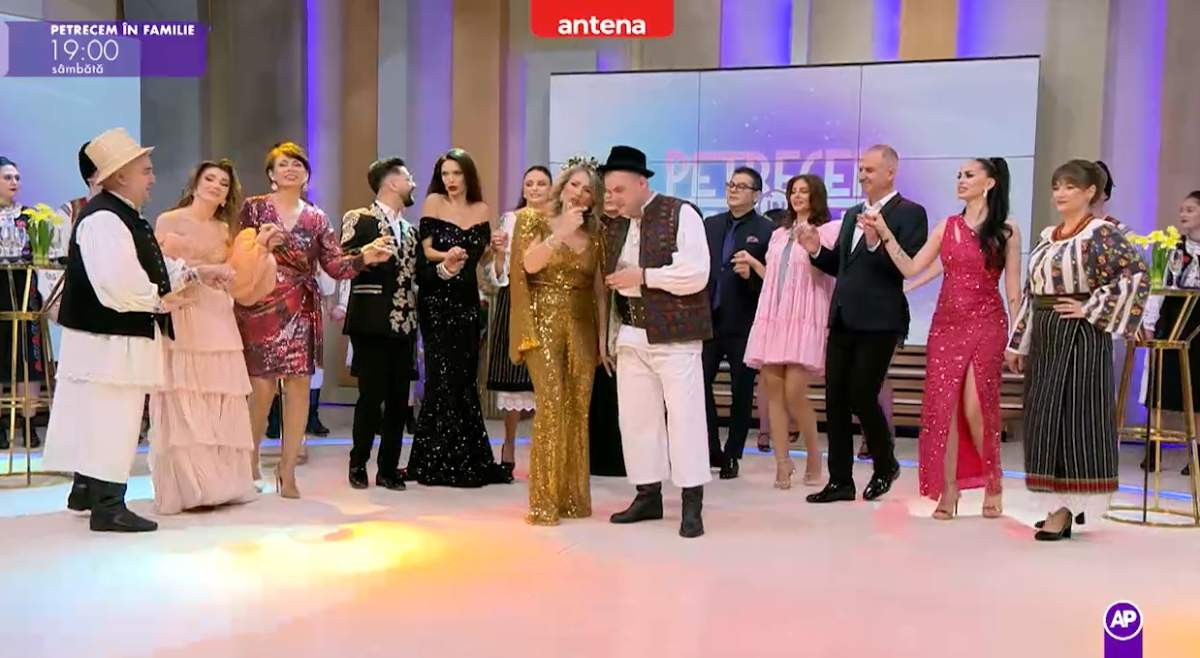 Sâmbătă, de la 19.00, dăm startul distracţiei la “Petrecem în familie”. O sărbătorim în avans pe gazda emisiunii, Mirela Vaida!