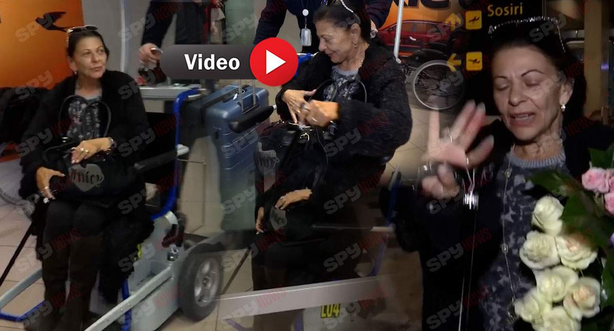 Imagini dramatice cu Elena Cârstea în scaun cu rotile! A venit în secret în România! EXCLUSIV