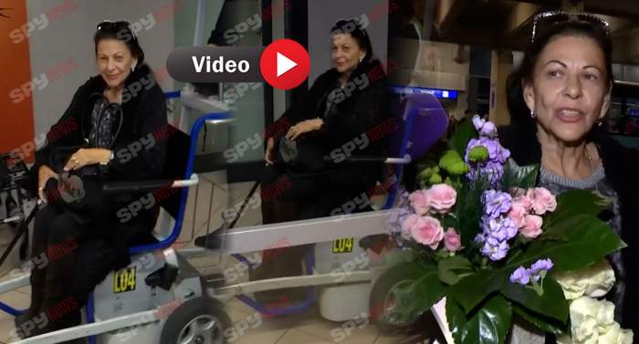 Imagini dramatice cu Elena Cârstea în scaun cu rotile! A venit în secret în România! EXCLUSIV