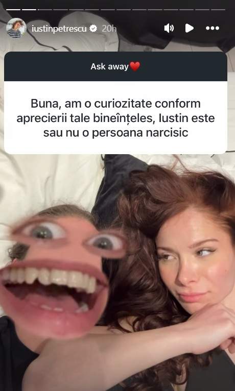 Ce răspuns a dat Hara, logodnica lui Iustin Petrescu, când a fost întrebată dacă viitorul ei soț e narcisist