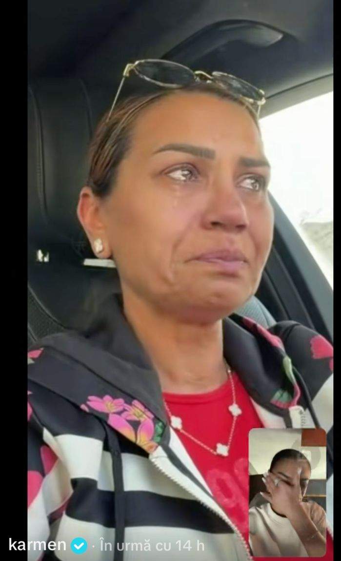 Soția lui Adrian Minune, pe apel cu fiica ei