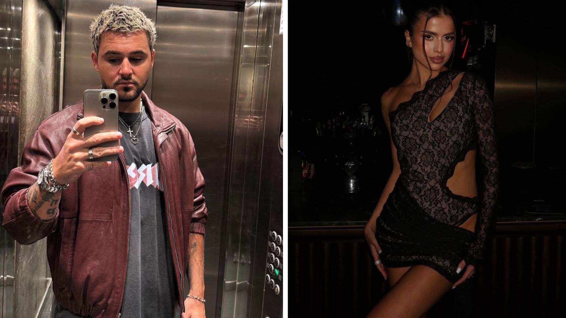 Colaj foto cu Mario Fresh și iubita