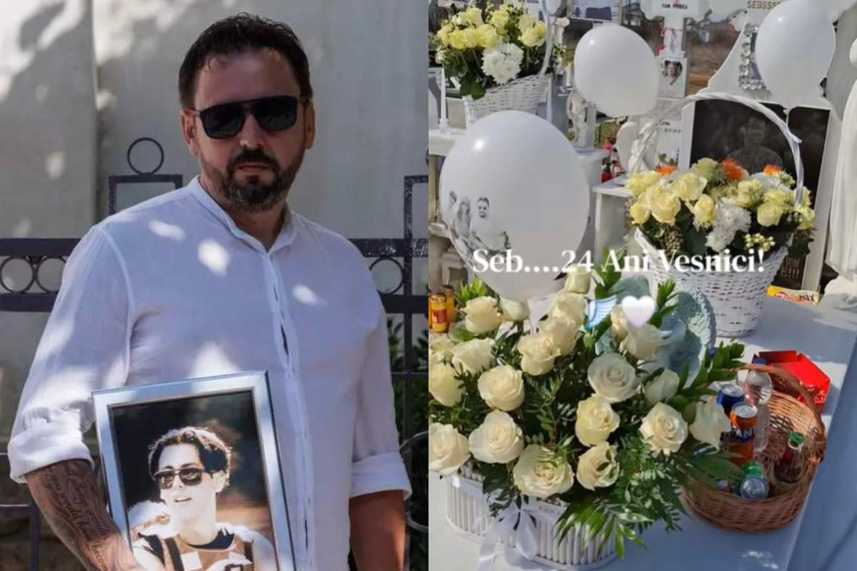 Imagini sfâșietoare la mormântul lui Sebi Olariu. Tânărul ucis de Vlad Pascu, în accidentul din 2 Mai, ar fi împlinit 24 de ani