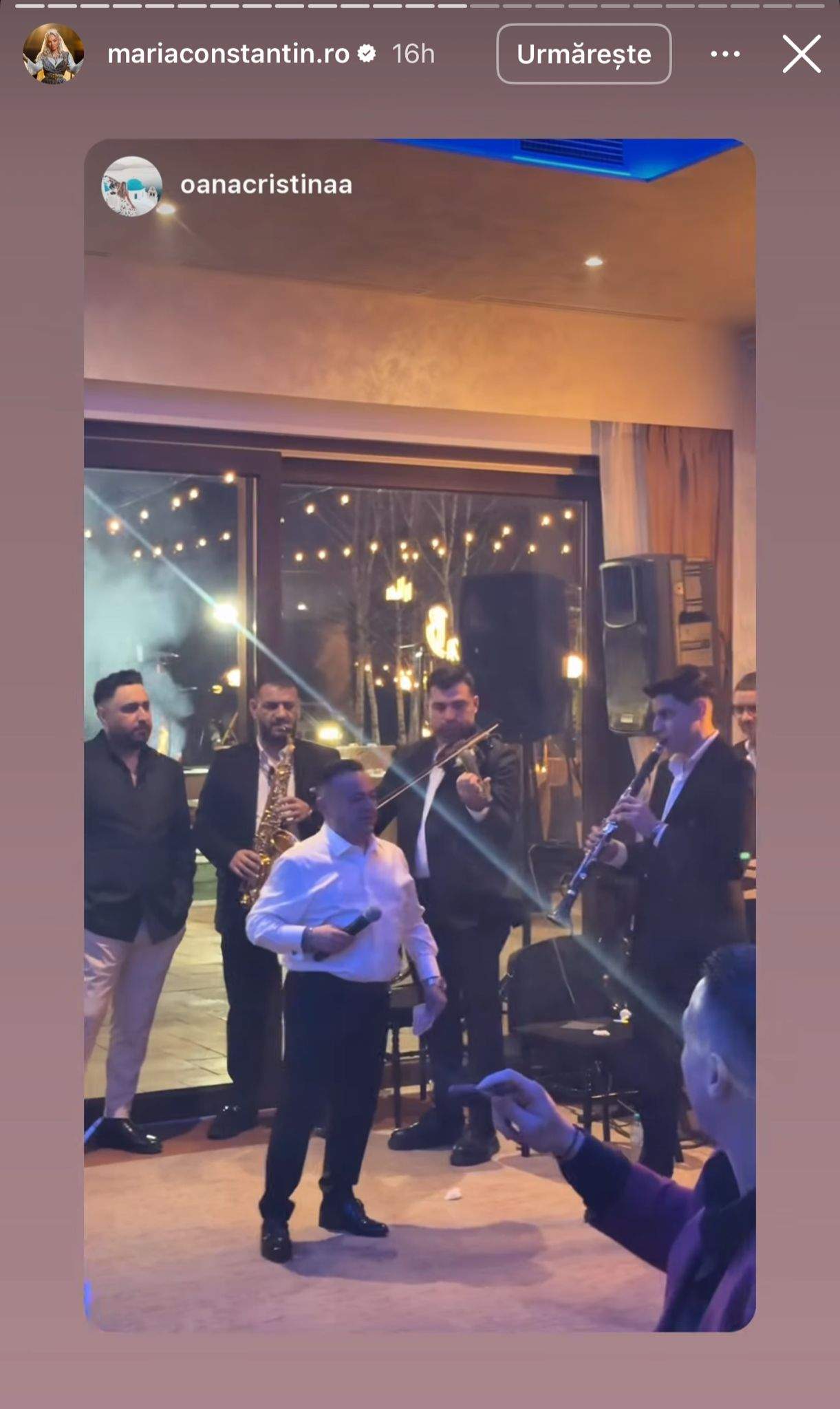 Adrian Minune a cântat la petrecerea Mariei Constantin