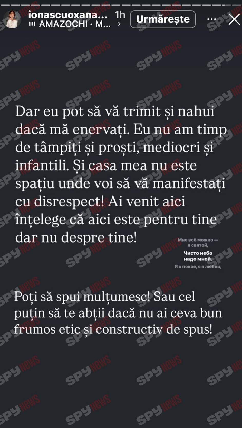 Oksana Ionașcu, atac furibund la adresa lui Alex Zlăvog: „Vei avea probleme cu erecția!”