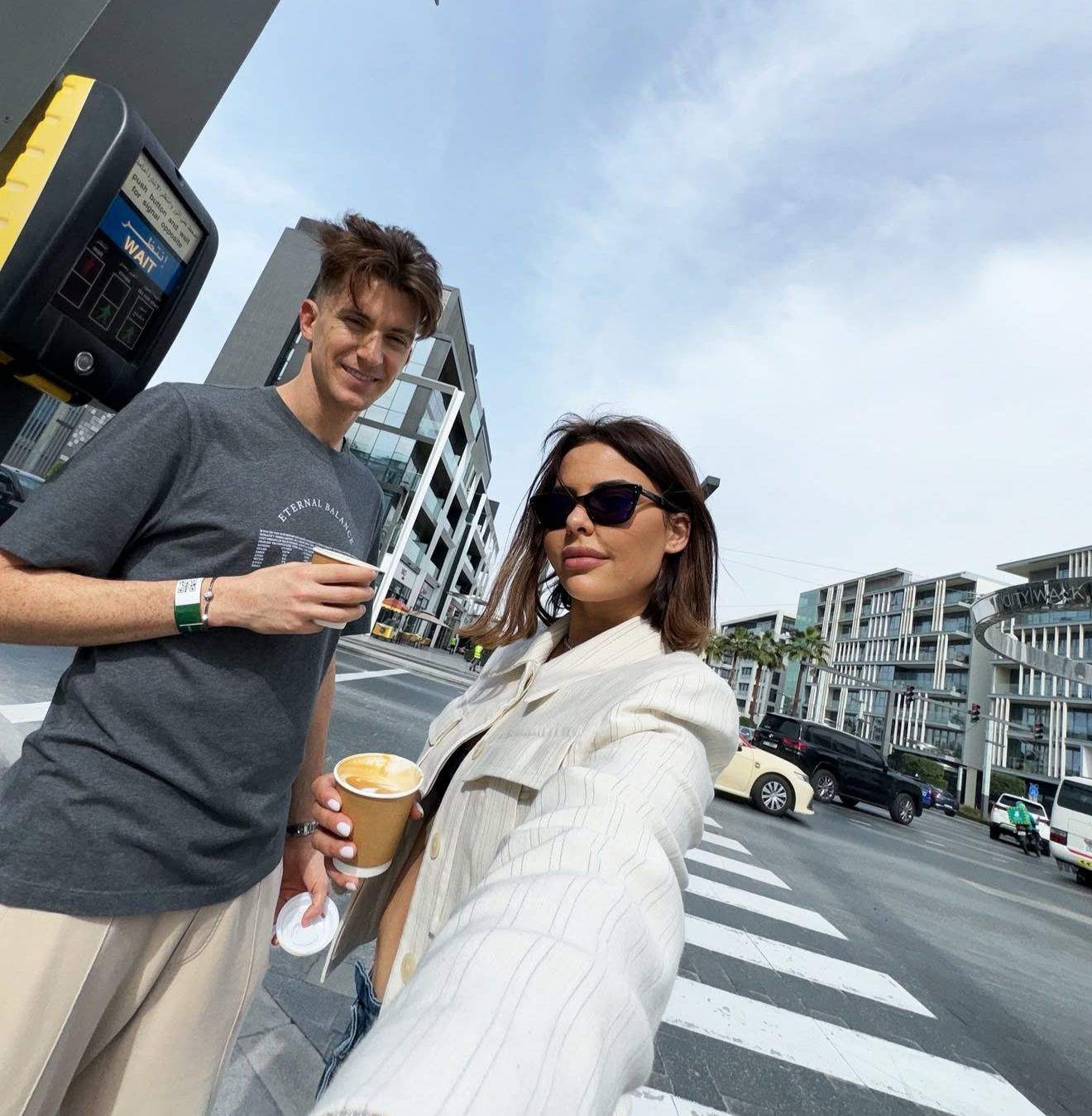 Andreea Popescu și Rareș Cojoc, în Dubai