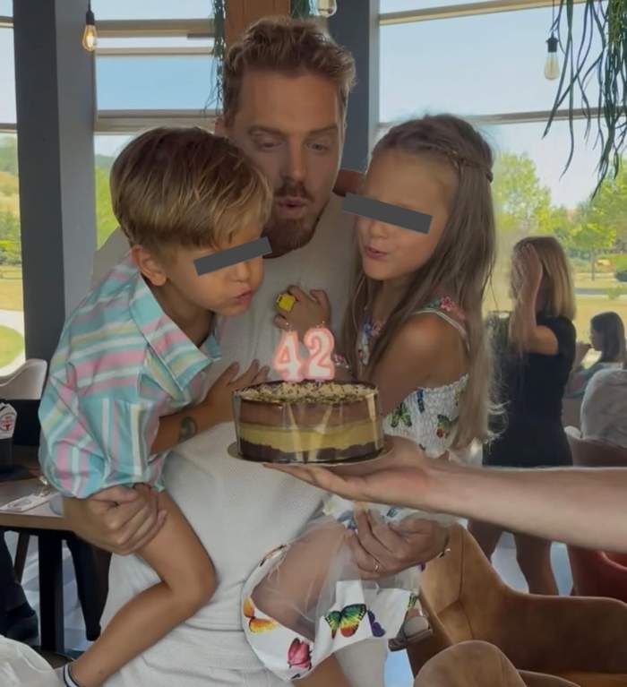 Ilan Laufer și cei doi copii ai săi