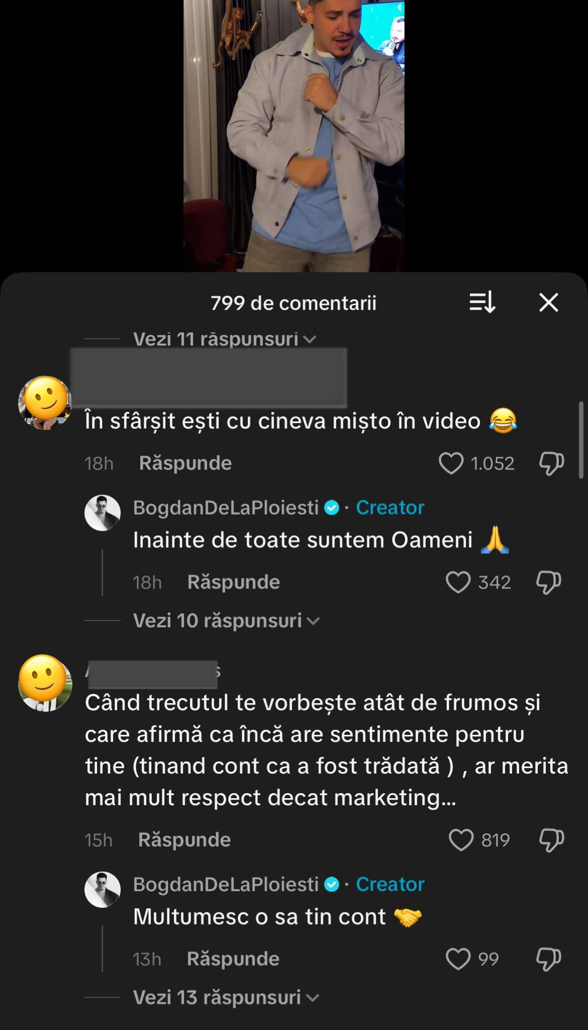 Comentariile oamenilor
