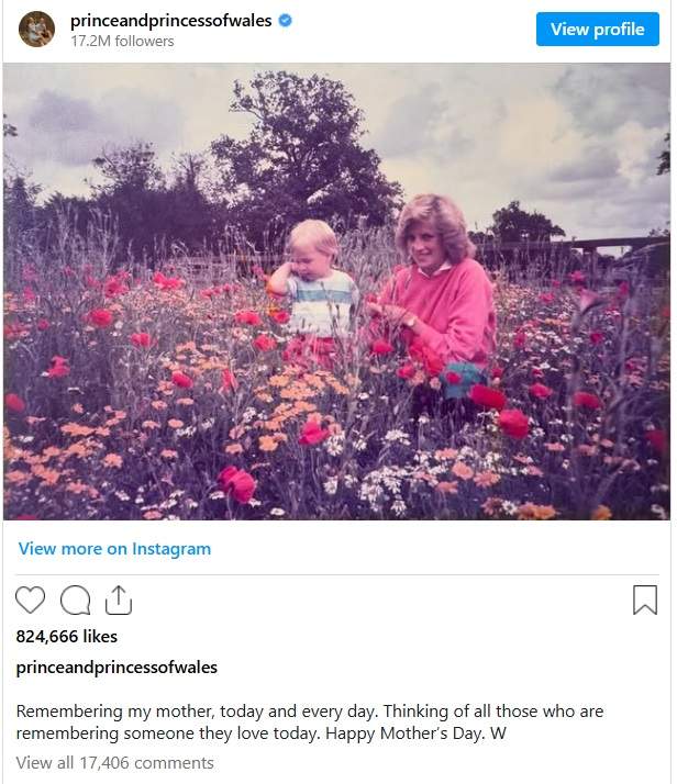 Imagine rară din 1984 cu prințesa Diana! Nimeni nu a mai văzut până acum fotografia publicată de prințul William