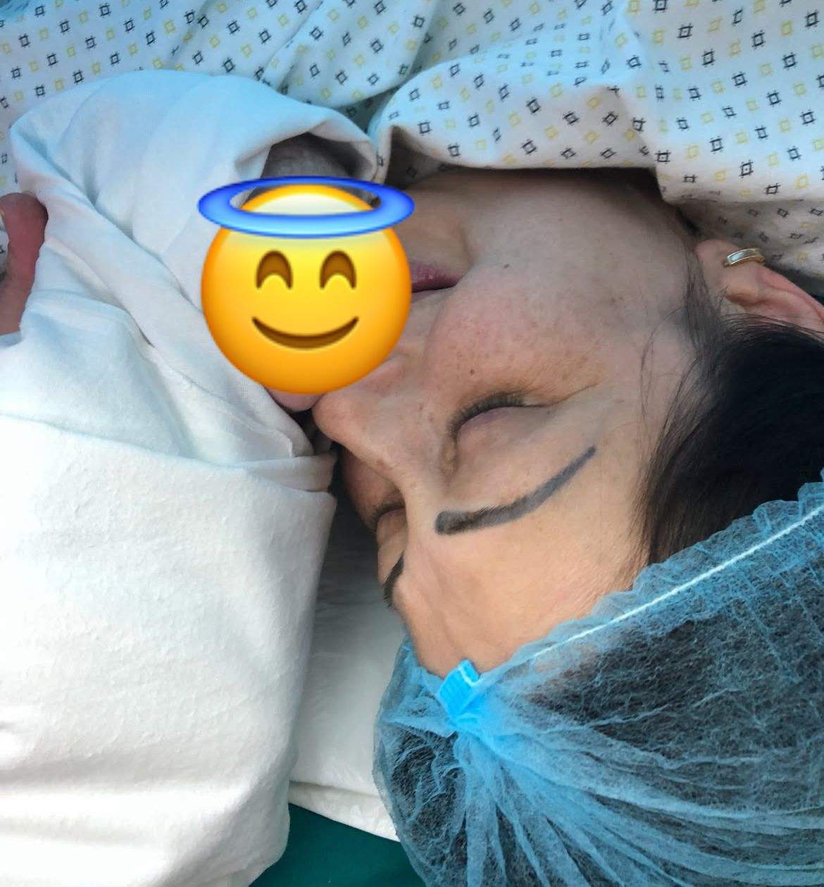 Gabriela Cristea, după ce a născut