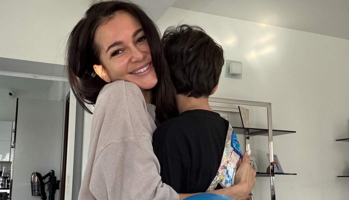 Ruxandra Luca și fiul ei cel mic