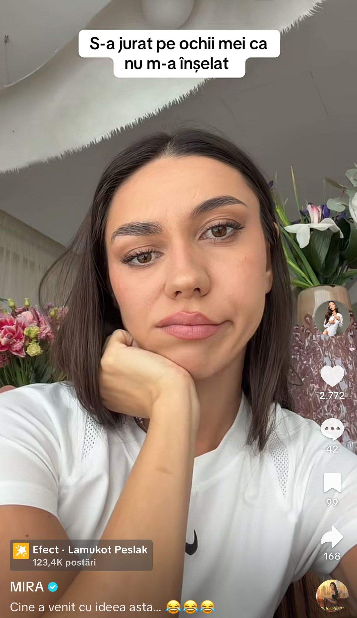 Mira a filmat un videoclip pe TikTok