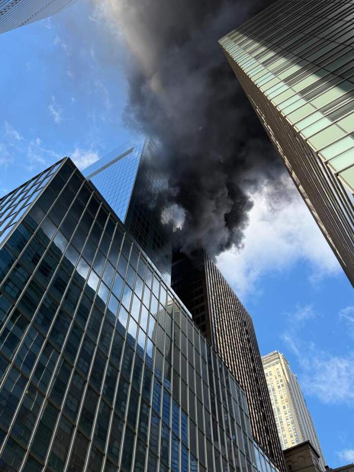 incendiu în Manhattan