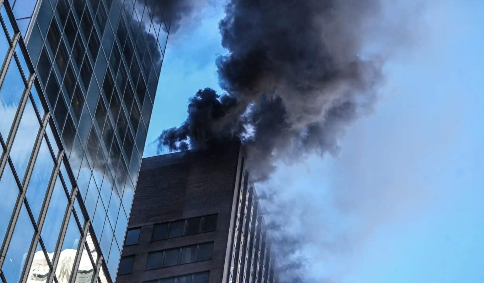 incendiu în Manhattan