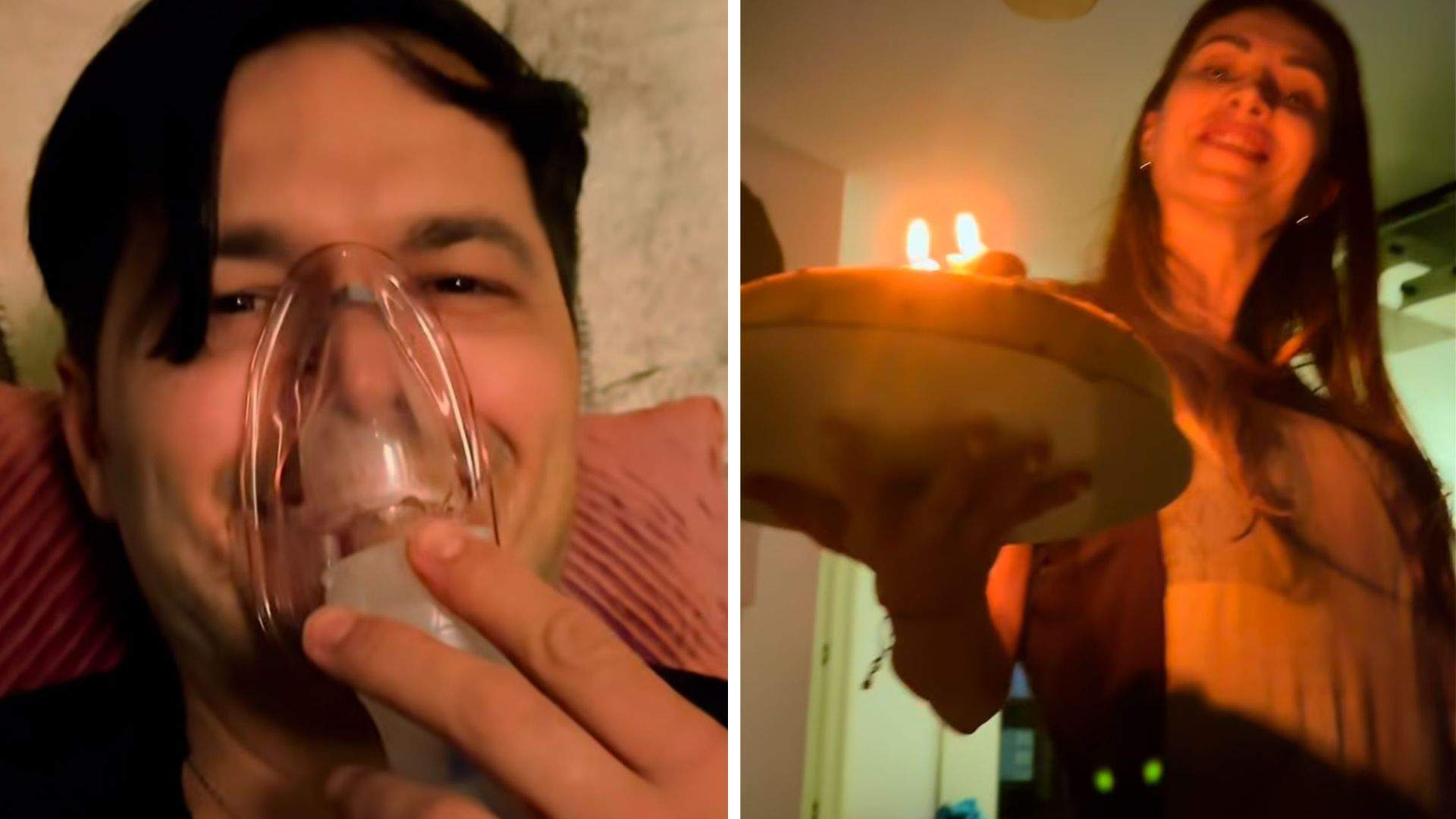 Colaj foto cu Liviu Vârciu și Anda Călin, de ziua artistului