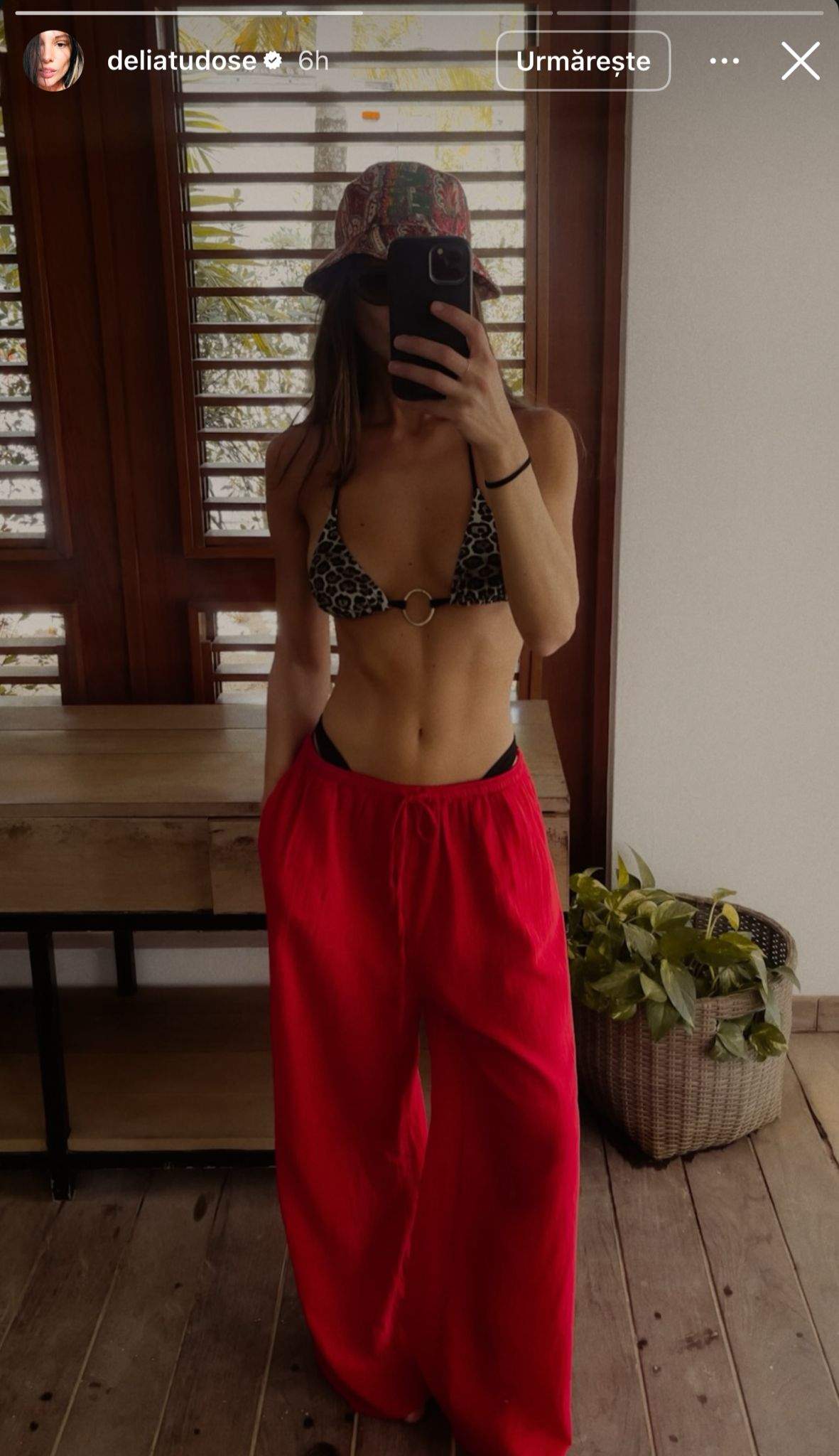 Iubita lui Adi Vasile, cu abdomenul la vedere