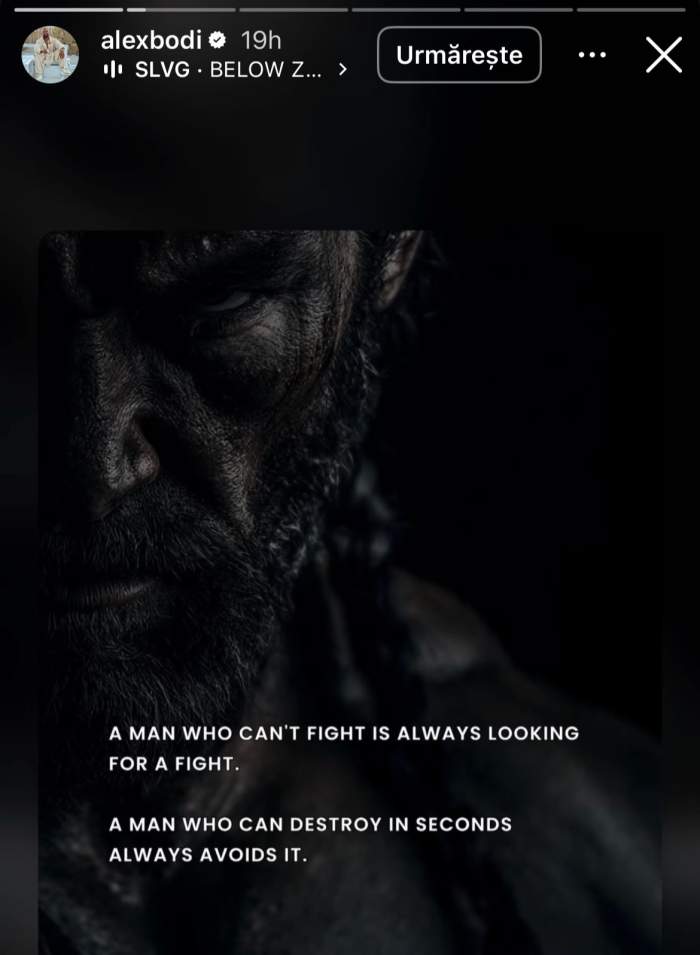 Mesajul lui Alex Bodi