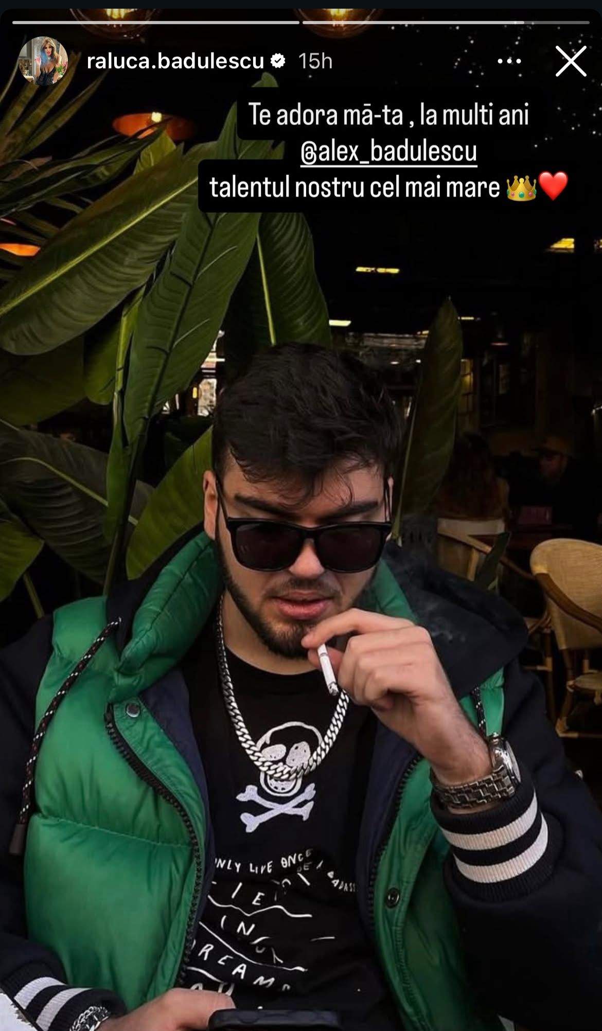 Alex, fiul Ralucăi Bădulescu