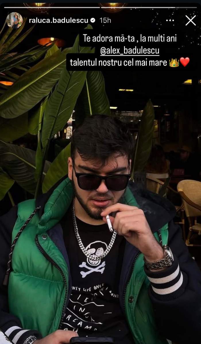 Alex, fiul Ralucăi Bădulescu