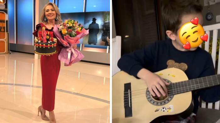 Colaj foto cu Mirela Vaida și fiul ei