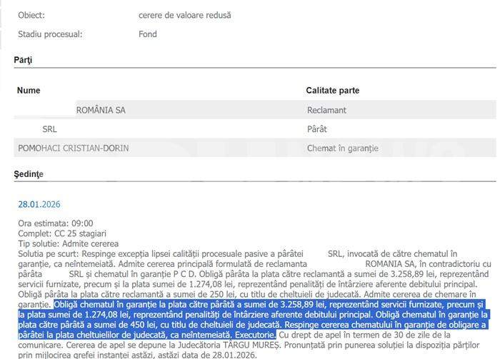Cântărețul Pomohaci a încălcat a opta poruncă | A fost găsit vinovat