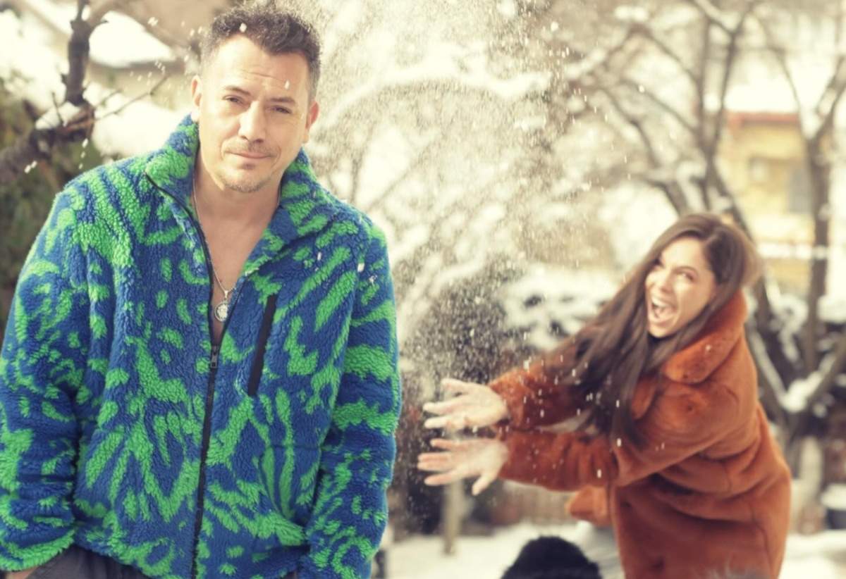 Irina și Răzvan Fodor, în zăpadă