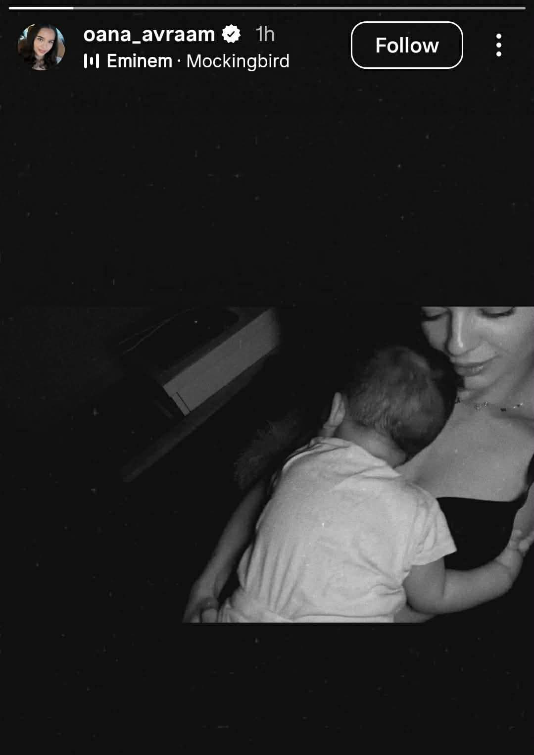 Oana Ciocan și fiul ei, Avraam