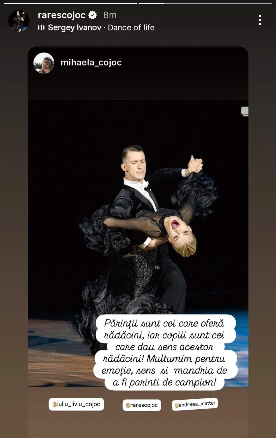 declarațiile mamei lui Rareș Cojoc