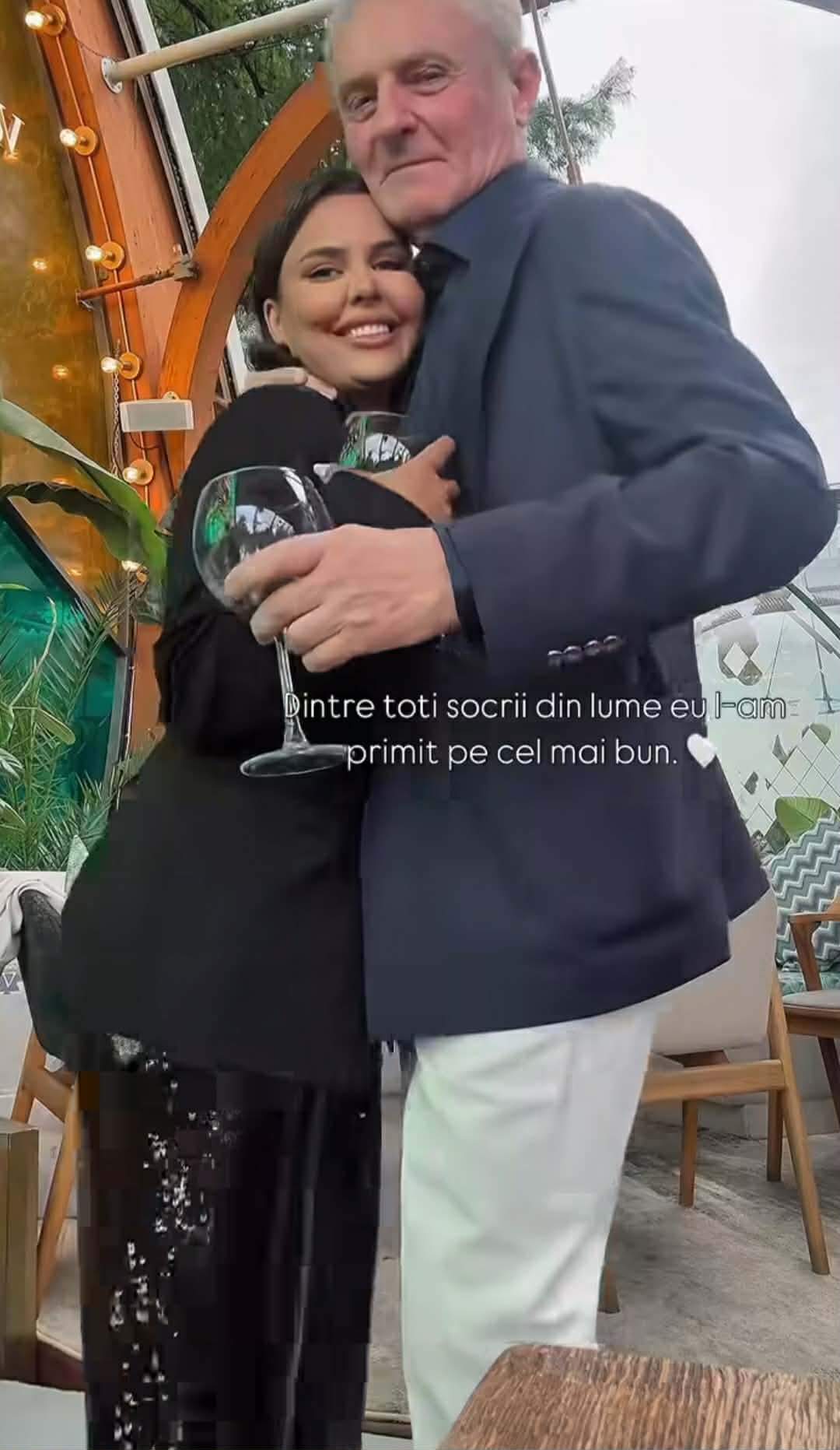 Andreea Popescu și socrul ei