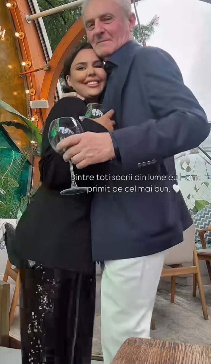 Andreea Popescu și socrul ei