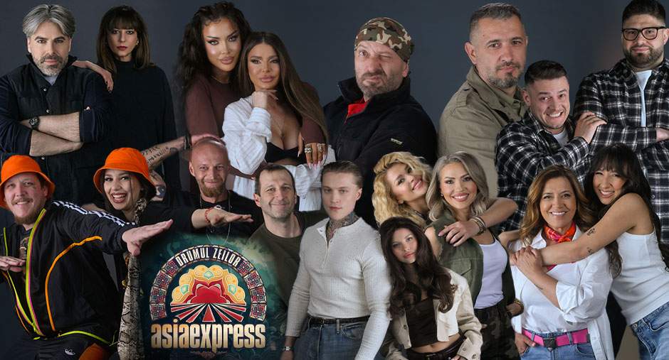 Vedetele care participă la Asia Express