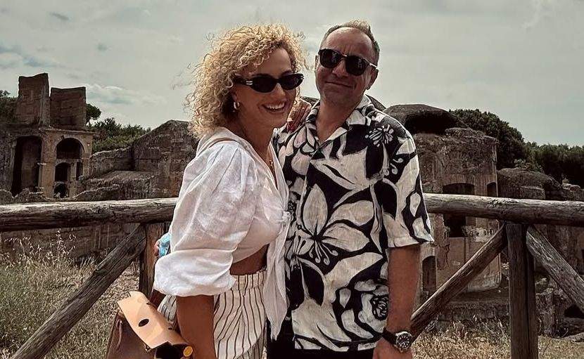 Alexia Țalavutis, alături de soțul ei