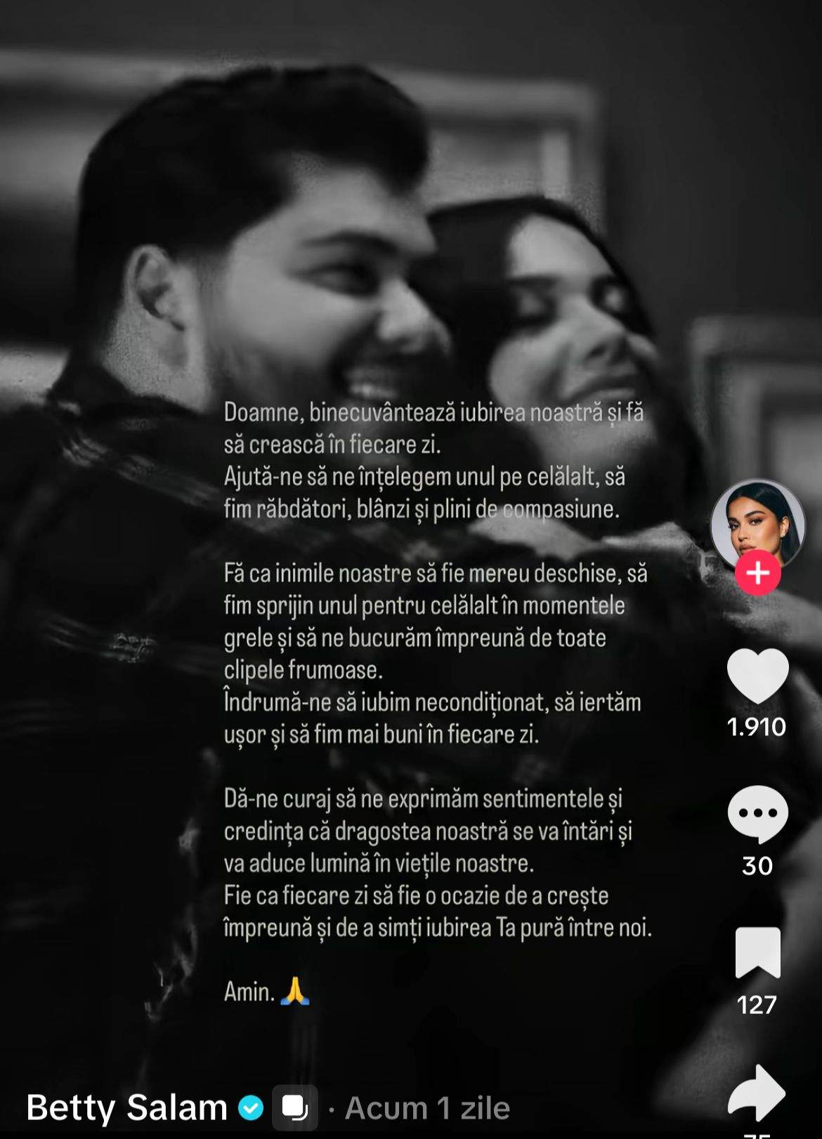 Mesajul lui Betty Salam