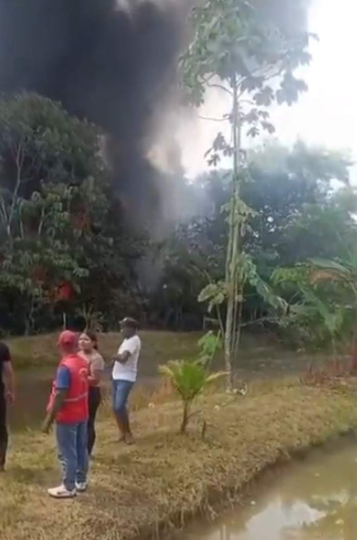 Accident aviatic teribil! Un avion a luat foc cu peste 100 de pasageri la bord