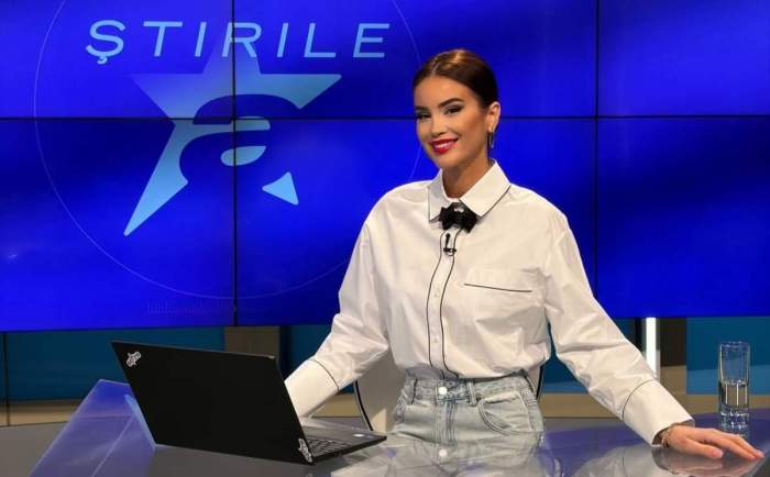 Geanina Ilieș la Știrile Antena Stars