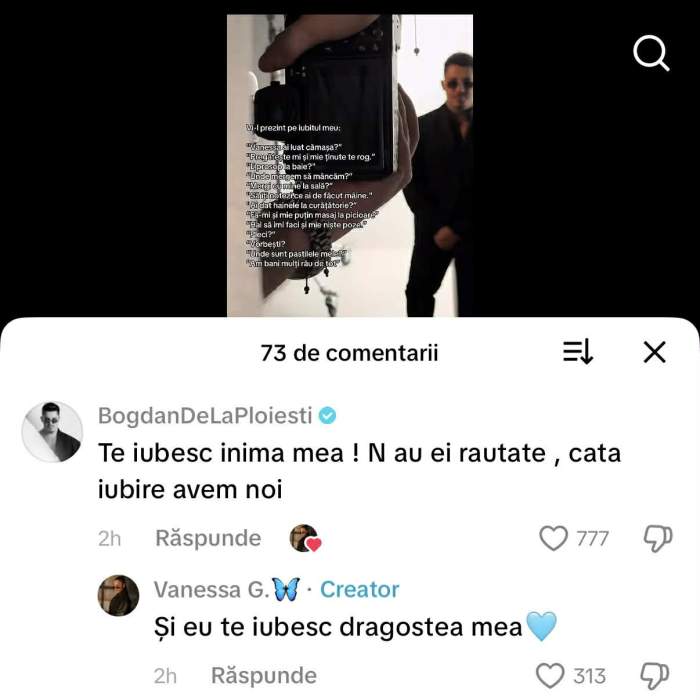 Lista lungă de cerințe a lui BDLP! Ce trebuie să facă Vannesa să îl facă fericit